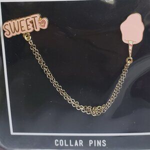 NWT Cotton Candy Sweater Collar Pin